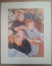 Beryl Cook mounted print -
