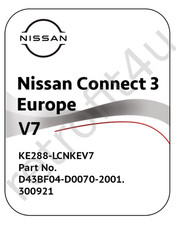NISSAN Connect 3 V7 Navigation