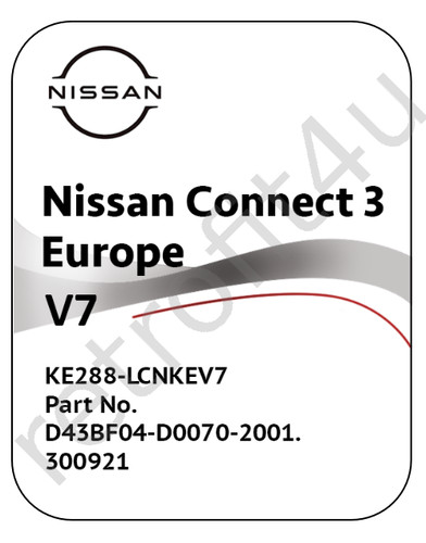 Nissan connect navigation - v7,