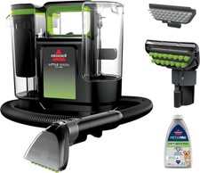 BISSELL 3857 Little Green Max Pet Portable Carpet Cleaner - Superior Suction,