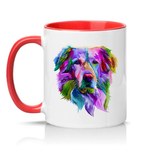 Golden retriever unisex 11oz - golden,