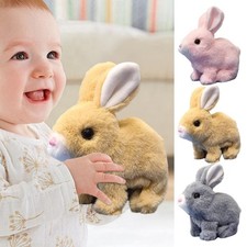Hopping Rabbit Interactive Electronic Pet Plush Bunny Toy With Sound Jumping Toy