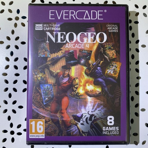New evercade neo geo arcade - new, 4
