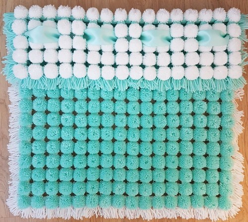 Baby pom blanket mint - pom,