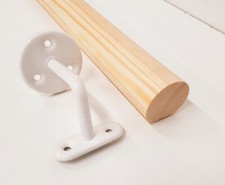 54mm Pine mopstick round stair