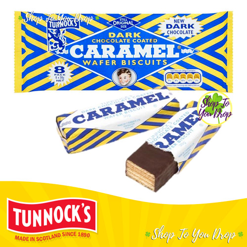 Tunnocks caramel wafer - 32, dark