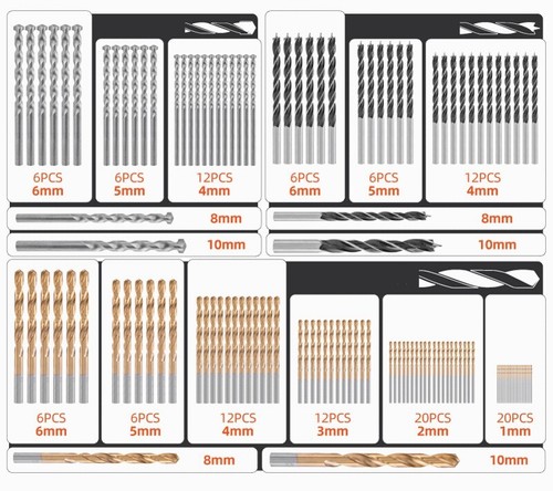 Huge 246pcs hss drill bit - drill, set