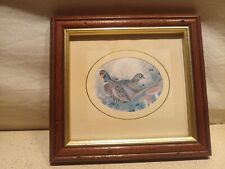 Sharon Jervis bird miniatures from original watercolor