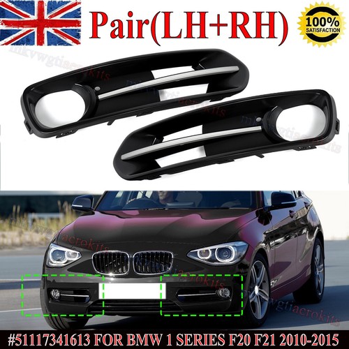 Pair front fog light - fog, grille