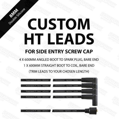 Custom 8mm black leads with - custom,