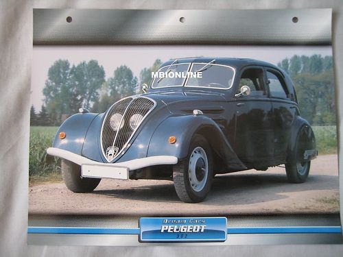 Peugeot 302 dream cars - cars, card