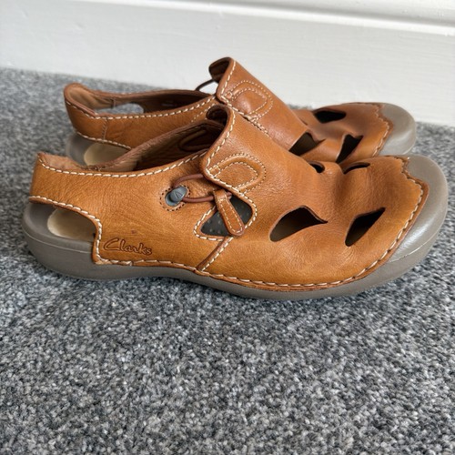 Clarks men leather - men’s, tan