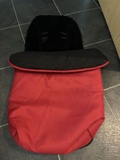 ‘Your Baby’  Red Fleecy Footmuff -  Immaculate