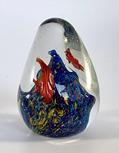 Vintage murano egg - murano, teardrop