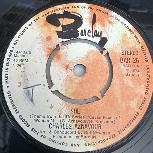 Charles aznavour she - she, 7"