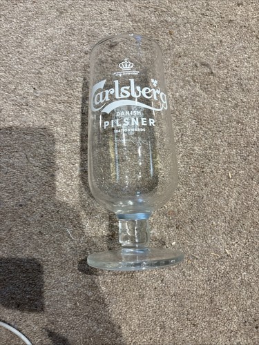 Carlsberg pilsner pint glass - carlsberg,