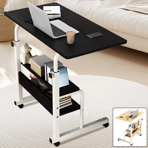 Adjustable height overbed desk - height,