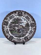 Vintage Olde Country Castles Large Collectable Plate - British Anchor Ironstone 