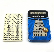 Classic Double 6 Dominoes Tin