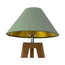 Lampshade sage green textured - green,