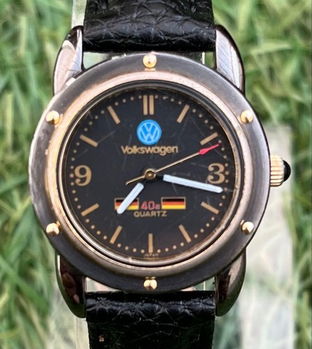 Volkswagen vintage black round - volkswagen,