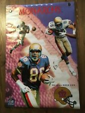 London Monarchs American Football Licensed Glossy Poster Athena Vintage 1992