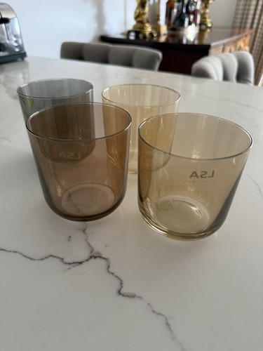 Lsa set coloured glass - 4x,