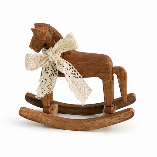 Rocking horse figurine - figurine, cute