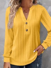 Ladies Jumper Top V Neck