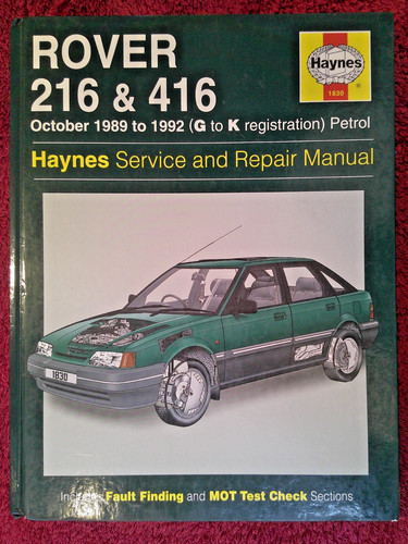 Rover 216 416 - &, (petrol)