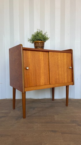 Vintage record cabinet vinyl - record,