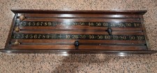 Antique Carved Mahogany Billiards Snooker Scoreboard Table Top