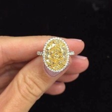 3Ct Oval Cut Lab Created