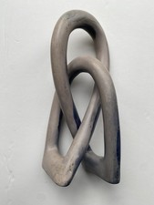 Superb Vintage Retro Studio Pottery Abstract  Modernist Sculpture Stone Colour 