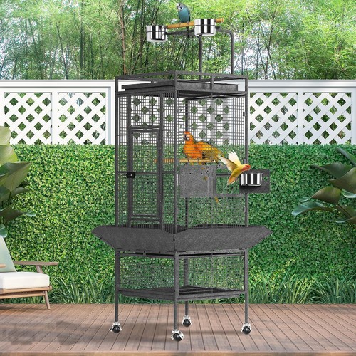 Metal bird cage open - metal,