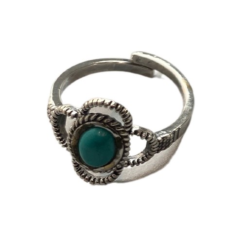 Silver plated adjustable - adjustable, ring