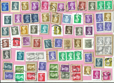 GB British High Value used Machin definitive stamps on paper Bulk lot Kiloware B