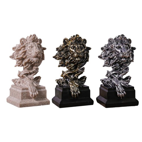 Lion head statue - head,