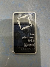 Valcambi Platinum Bullion Bar