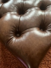 Real Leather Chesterfield