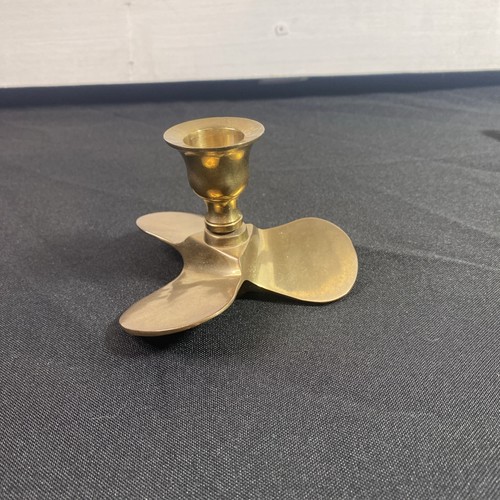 Vintage 70s brass boat - 70s,