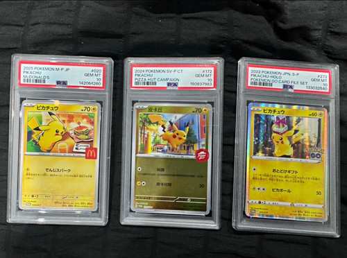 Pikachu japanese psa - japanese, promo
