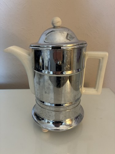 Vintage tea pot - art, deco