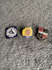 3 Collectable Enamel Football