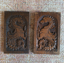 Antique Carved Oak Mythical