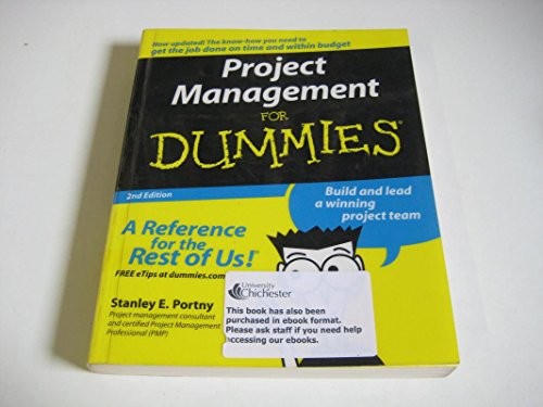 Project management for - for, dummies