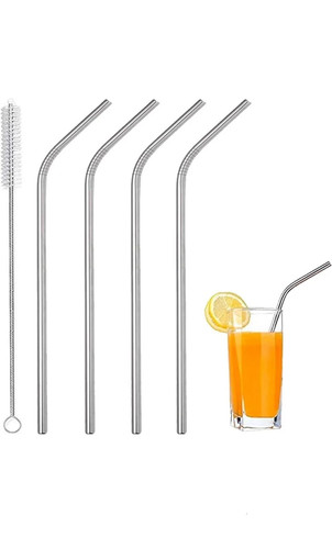 Pcs metal straws drinking - metal,