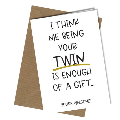 1545 twins enough a gift - #1545,