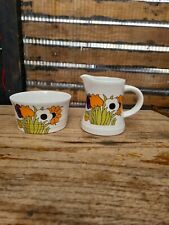  Royal Tudor Ware Springtime Milk Jug and Sugar Bowl 