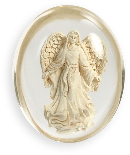 Angel worry stone - stone, healing
